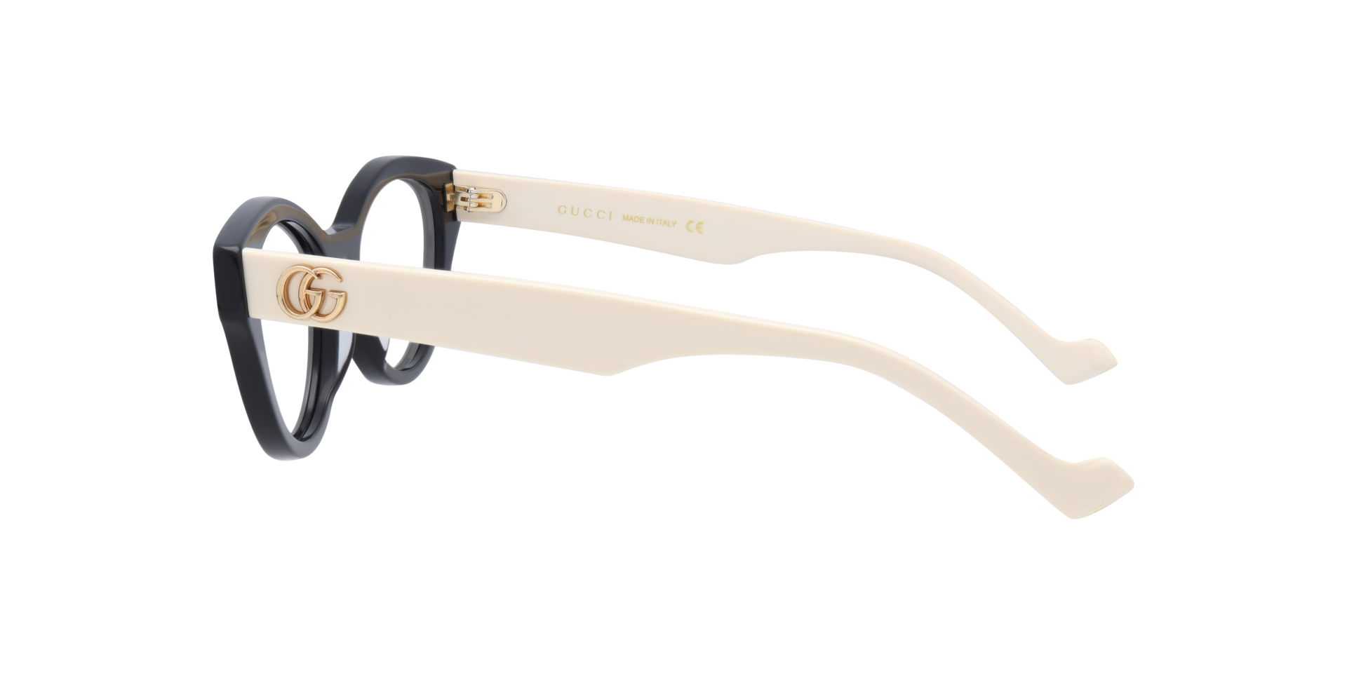 GG0959O Black Shiny AcetateEyeglass Frames for Glasses Direct, Side View