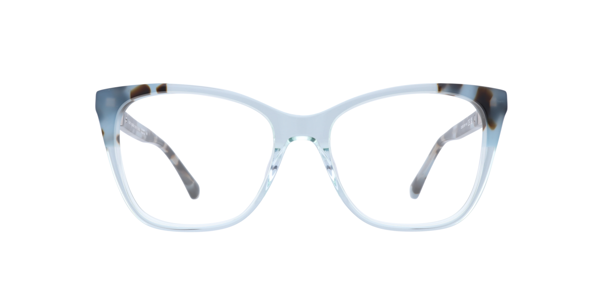 Kate Spade Women's Tortoise Green Cat-Eye Acetate Eyeglasses Online - Full Rim - Clio/G