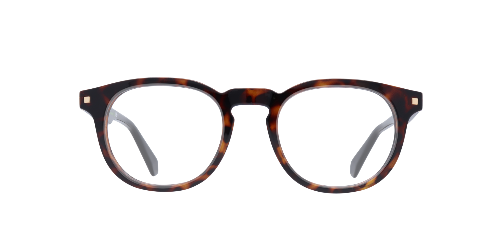 PLD D435 Tortoise PlasticEyeglass Frames for Glasses Direct, Front View