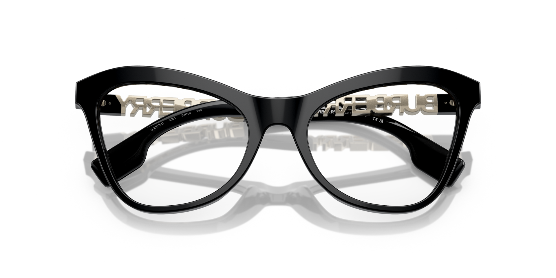 BE2373U Black AcetateEyeglass Frames for Glasses Direct, Closed View