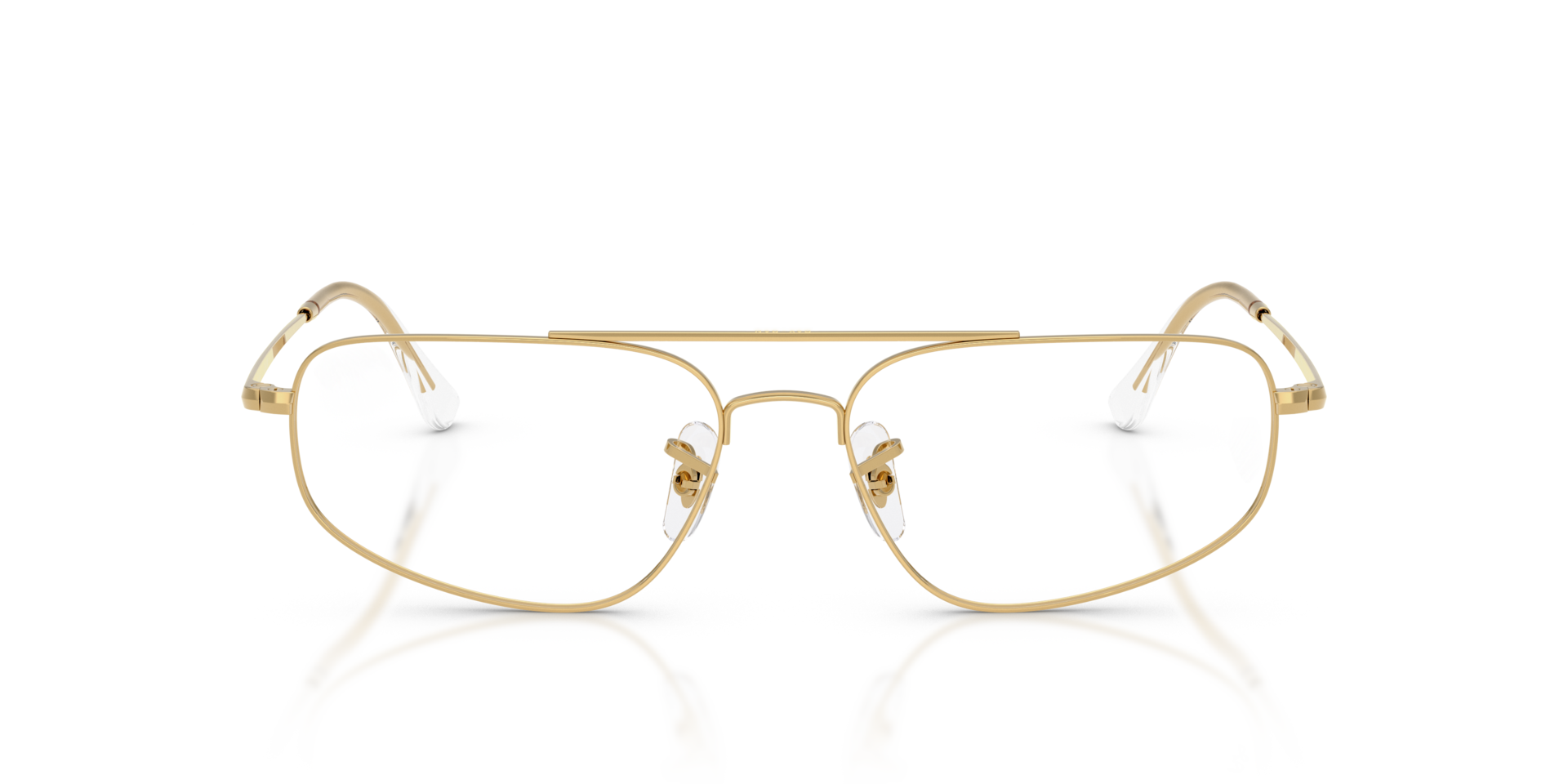 RB6550 Arista Gold MetalEyeglass Frames for Glasses Direct, Front View