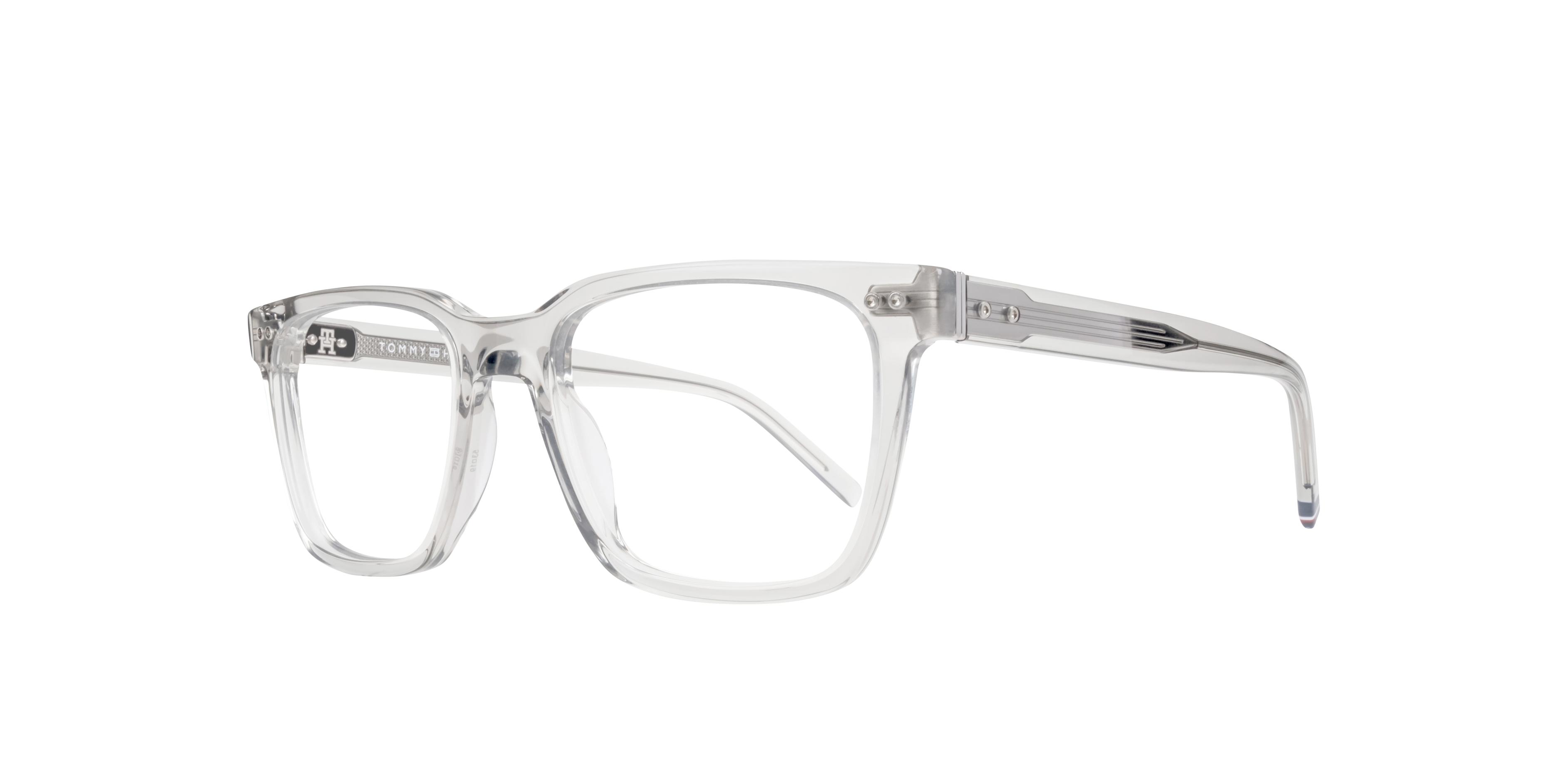 TH 1982 Grey AcetateSunglass Frames for Glasses Direct, Angle View