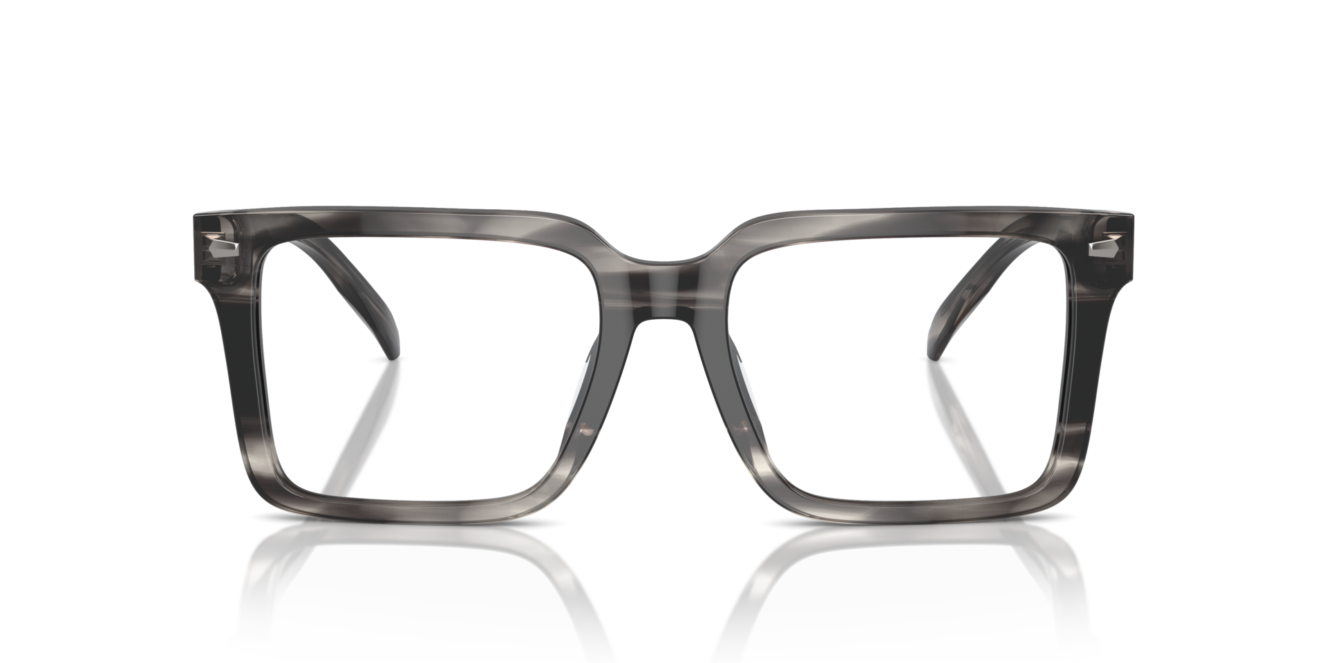 MK4121U Black Horn AcetateEyeglass Frames for Glasses Direct, Front View