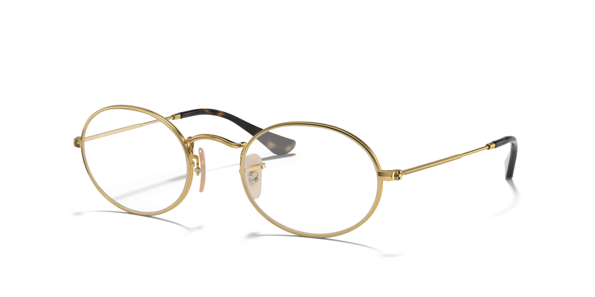 RB3547V Arista Gold MetalEyeglass Frames for Glasses Direct, Angle View