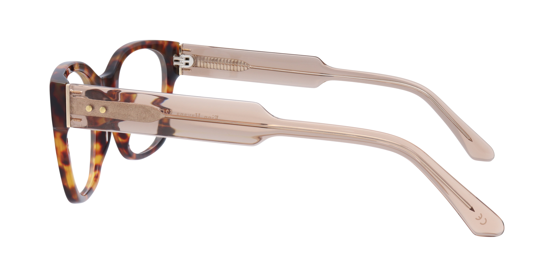 Finn Havana AcetateEyeglass Frames for Glasses Direct, Side View