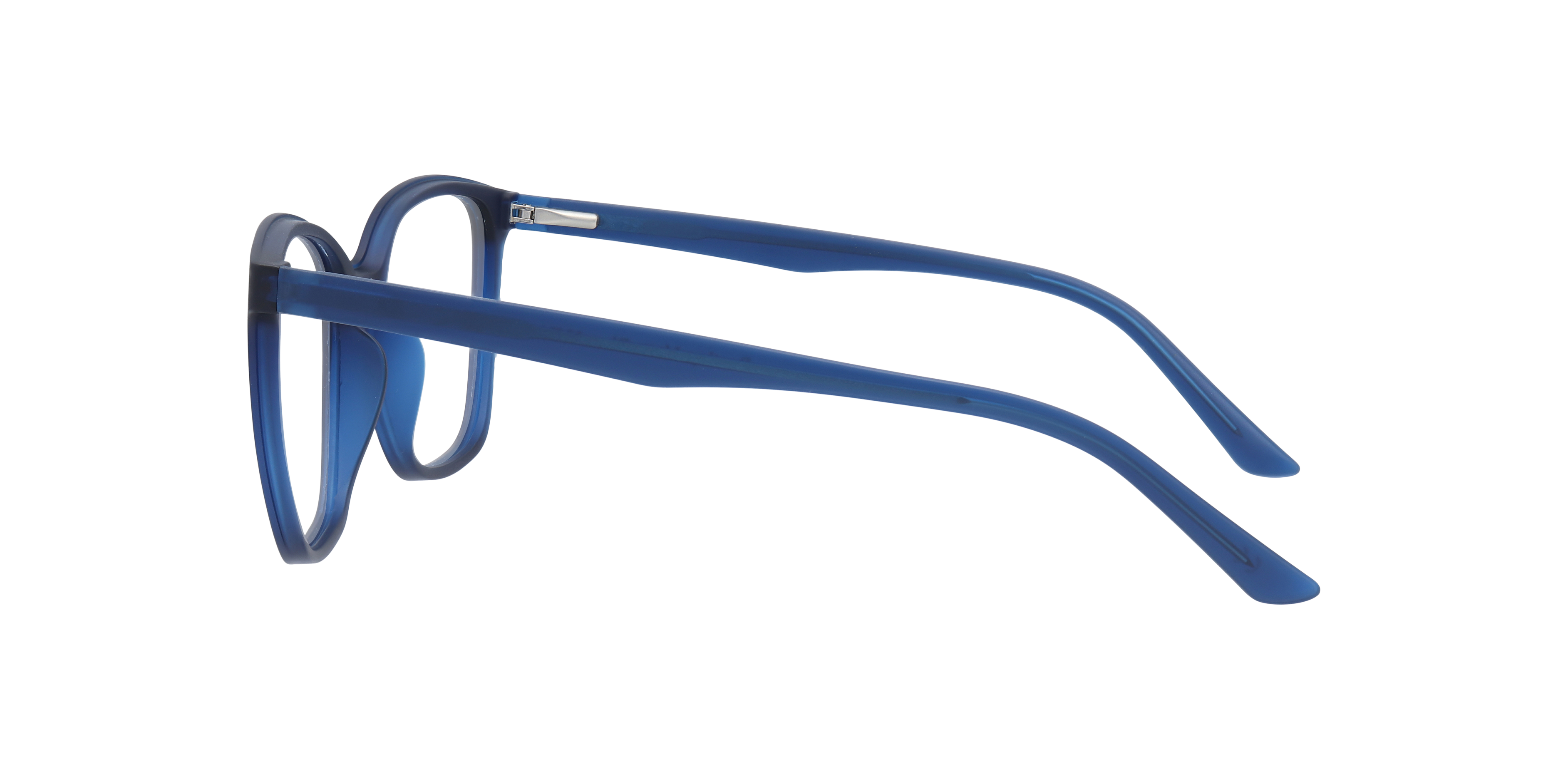 Bentley Matte Blue PlasticEyeglass Frames for Glasses Direct, Side View
