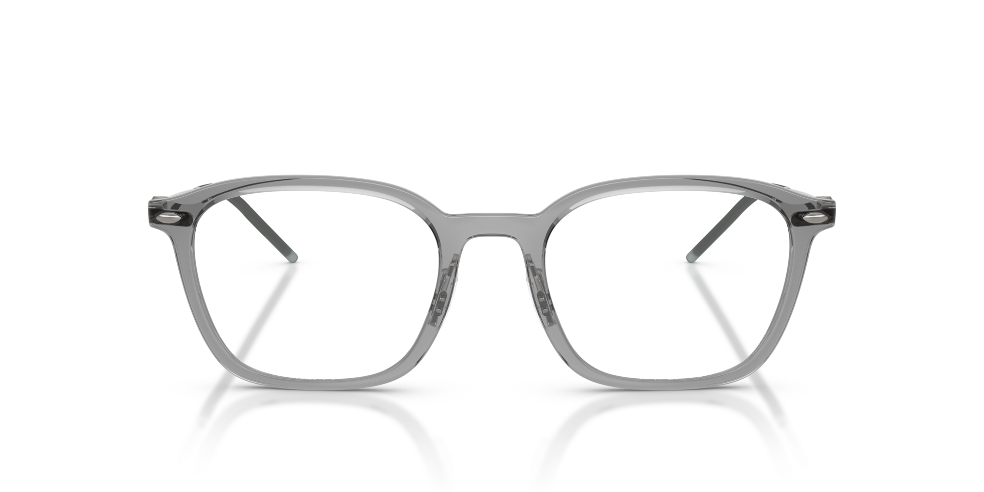 RB7555 Transparent Grey PlasticEyeglass Frames for Glasses Direct, Front View