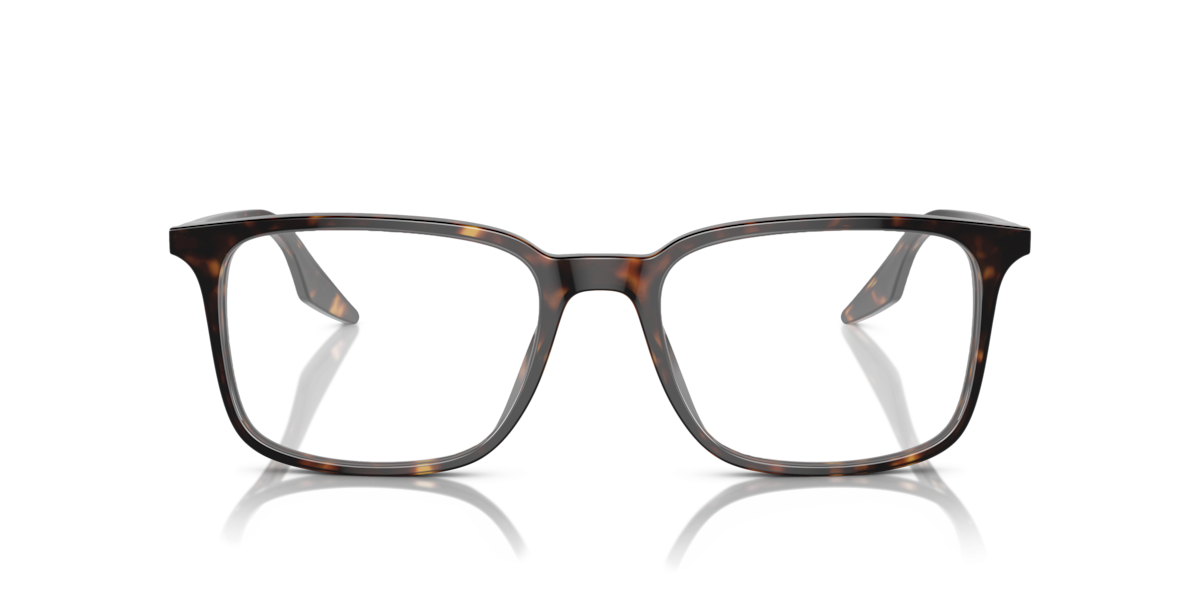 Ray-Ban Unisex Havana Rectangle Acetate Eyeglasses Online - Full Rim - Rb5421