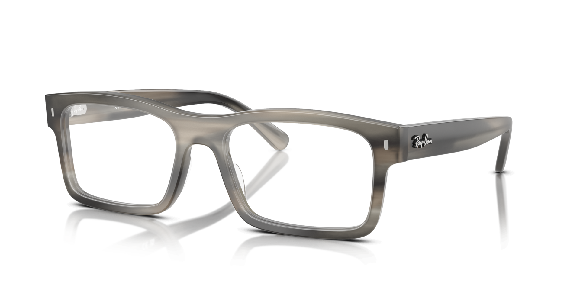 RB5435 Havana Grey AcetateEyeglass Frames for Glasses Direct, Angle View