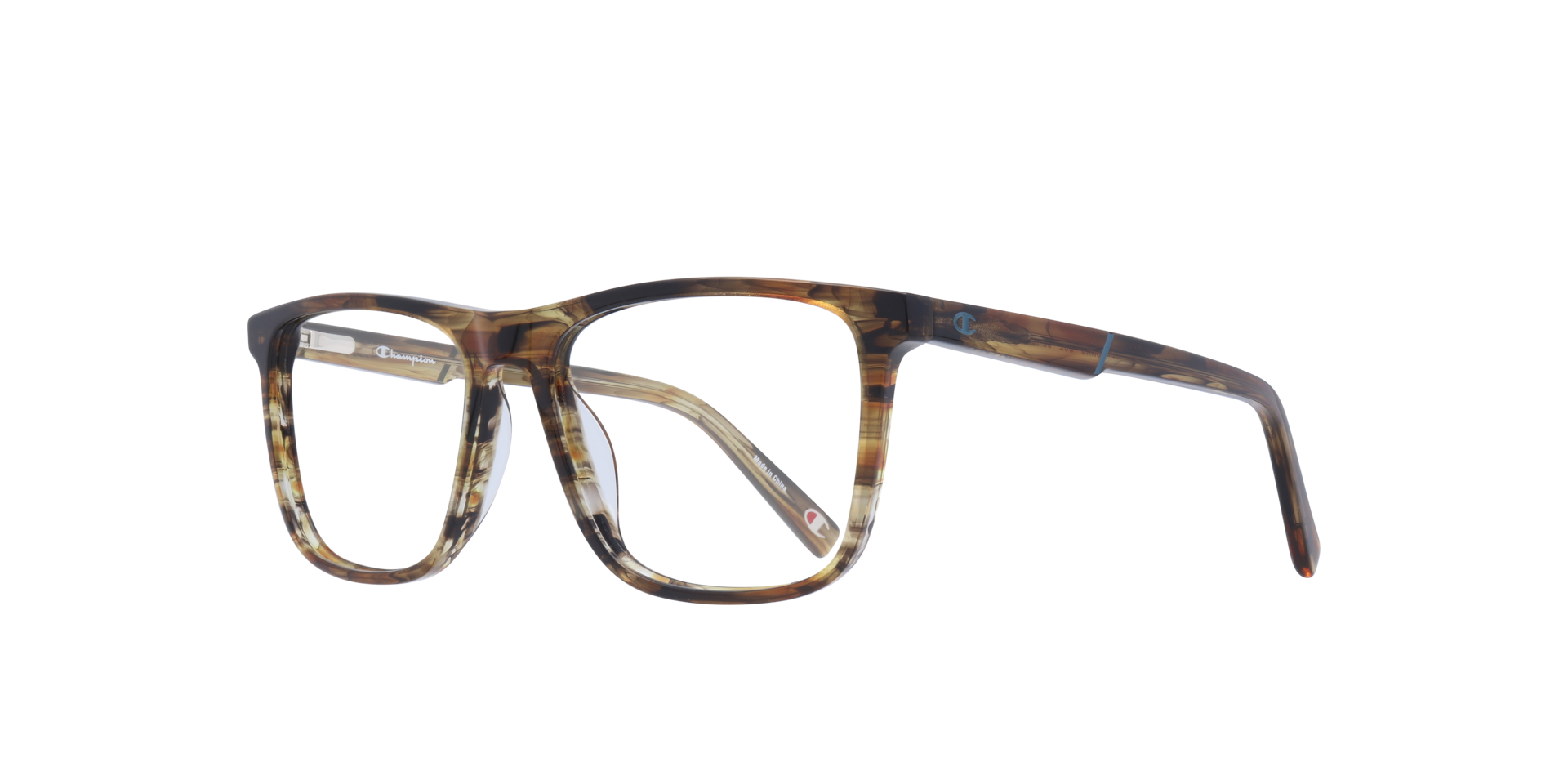 Snag Brown MetalSunglass Frames for Glasses Direct, Angle View