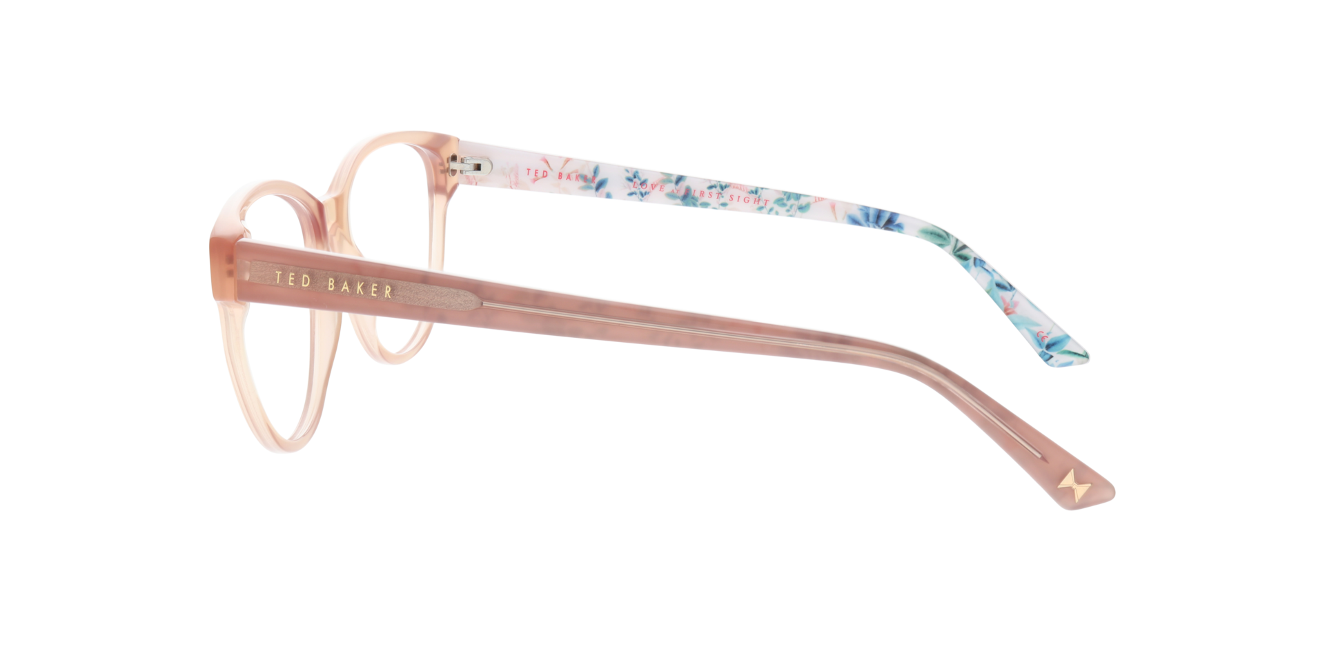 TB9208 Brown AcetateEyeglass Frames for Glasses Direct, Side View