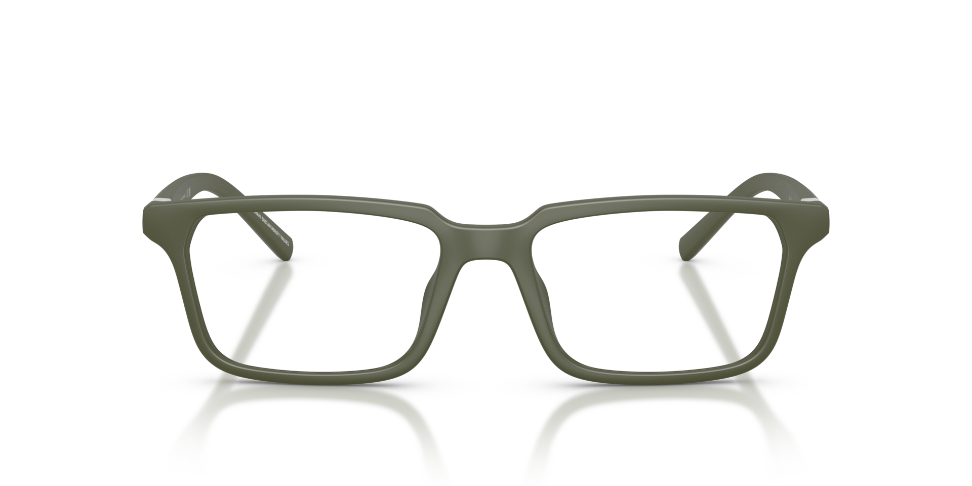 AX3137U Matte Green PlasticEyeglass Frames for Glasses Direct, Front View