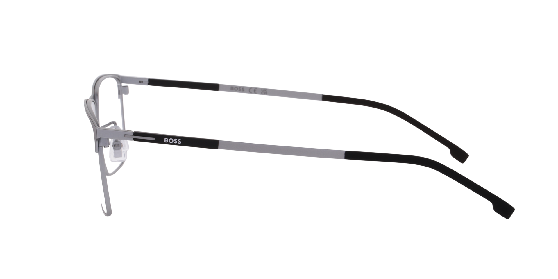 BOSS 1902/G Brown MetalEyeglass Frames for Glasses Direct, Side View