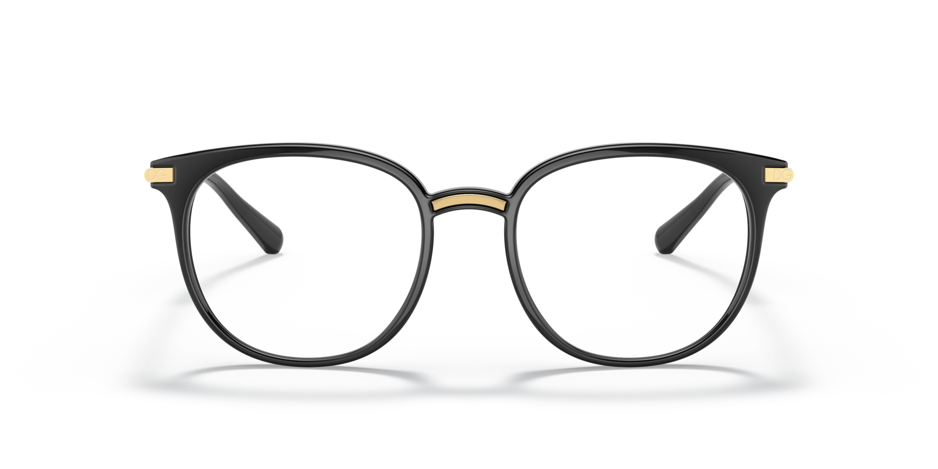 DG5071 Black PlasticEyeglass Frames for Glasses Direct, Front View