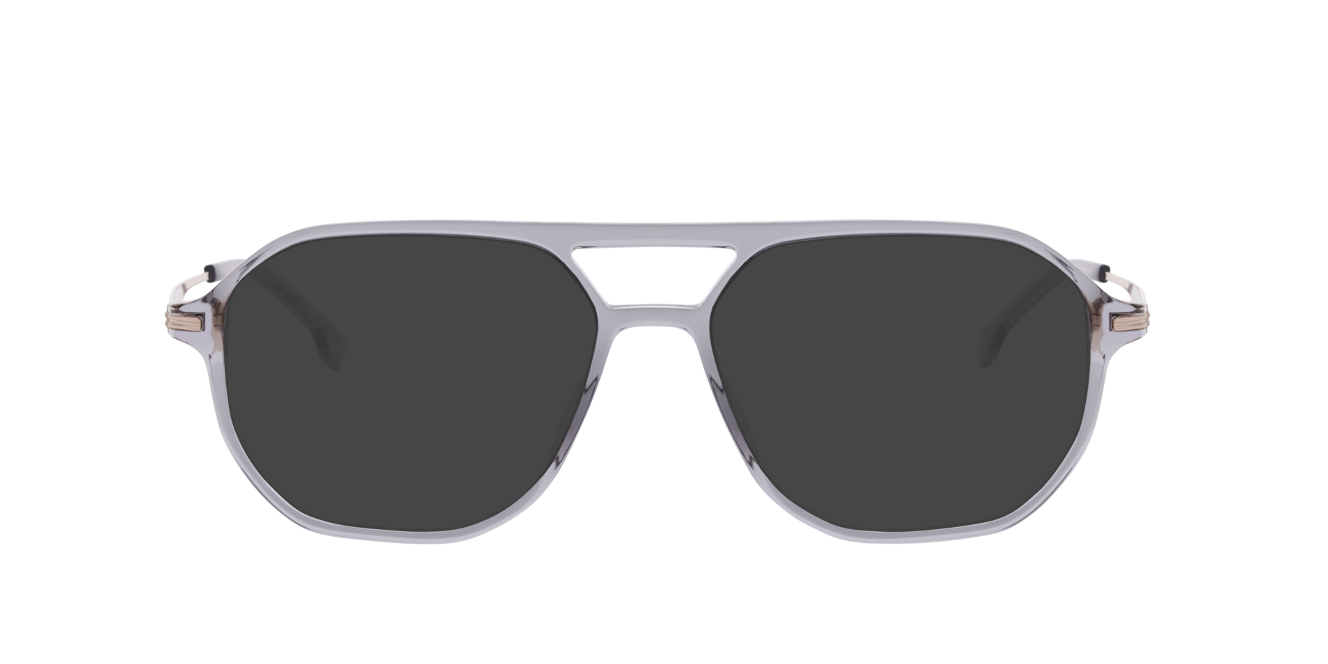 BOSS 1890 Grey Gold AcetateEyeglass Frames for Glasses Direct, with Tinted Lenses