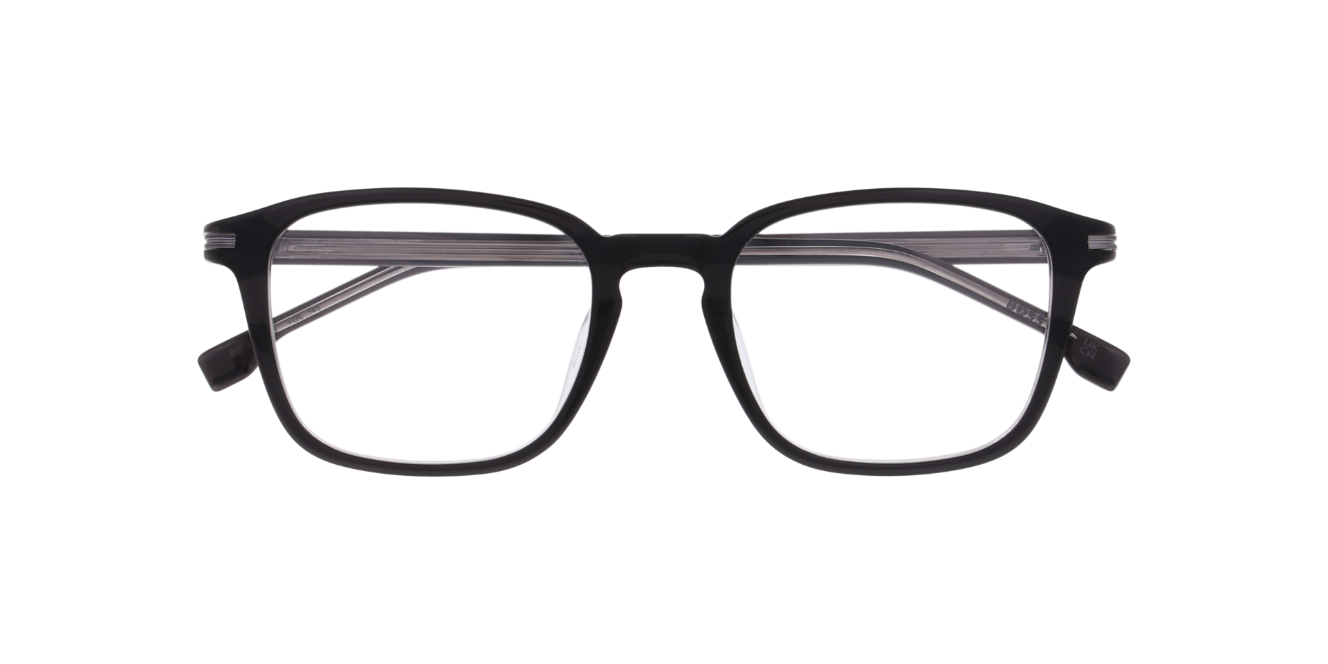 BOSS 1848/G Grey White AcetateEyeglass Frames for Glasses Direct, Closed View
