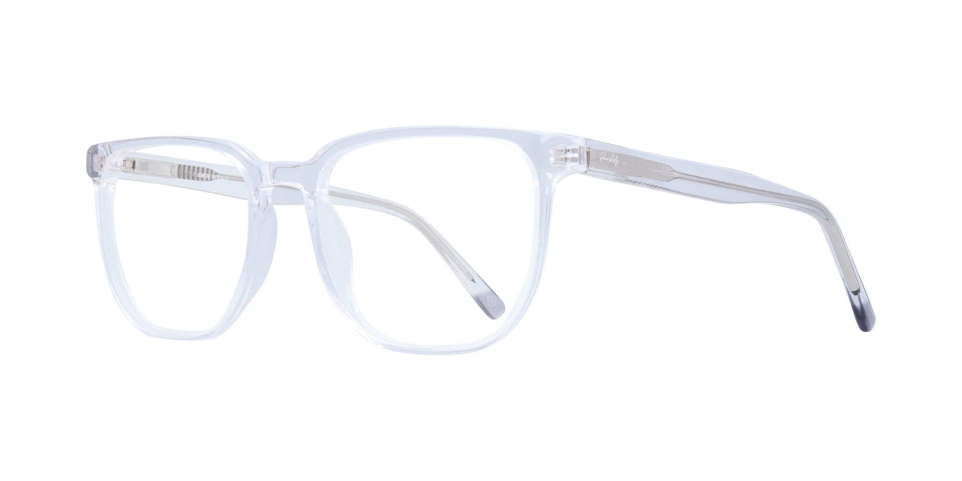 ZERONINE Clear AcetateEyeglass Frames for Glasses Direct, Angle View