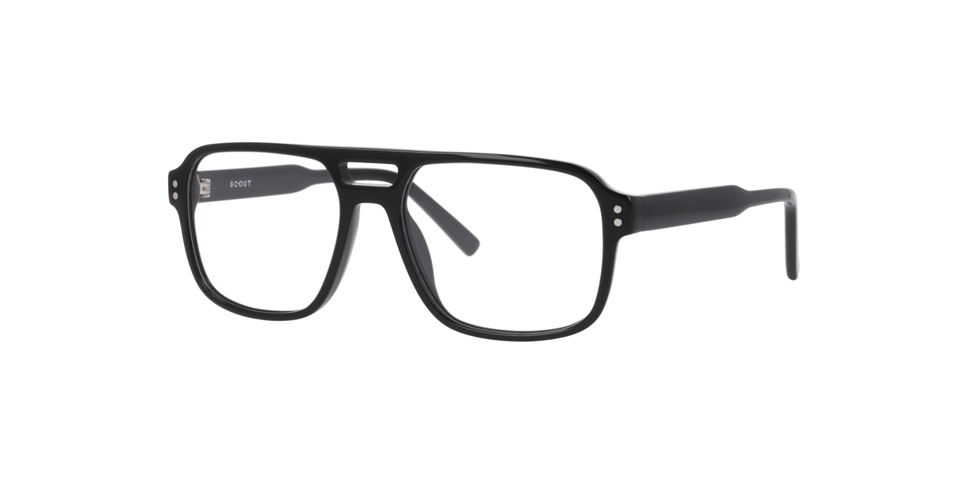 Michael Black AcetateEyeglass Frames for Glasses Direct, Angle View