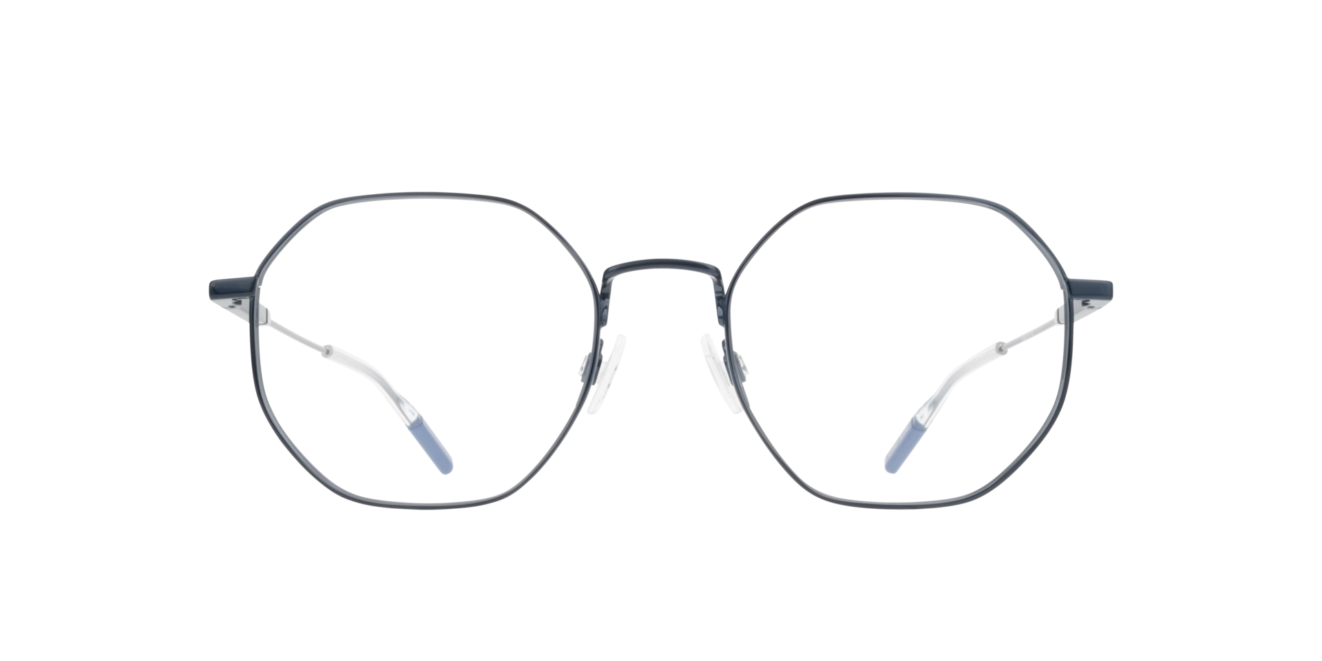 TJ 0096 Blue MetalSunglass Frames for Glasses Direct, Front View