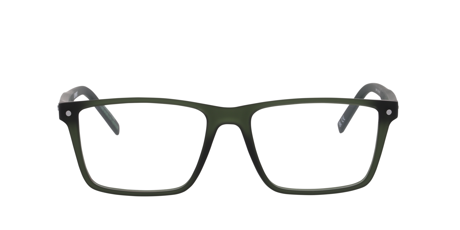 LV 5101 Green Matte PlasticEyeglass Frames for Glasses Direct, Front View