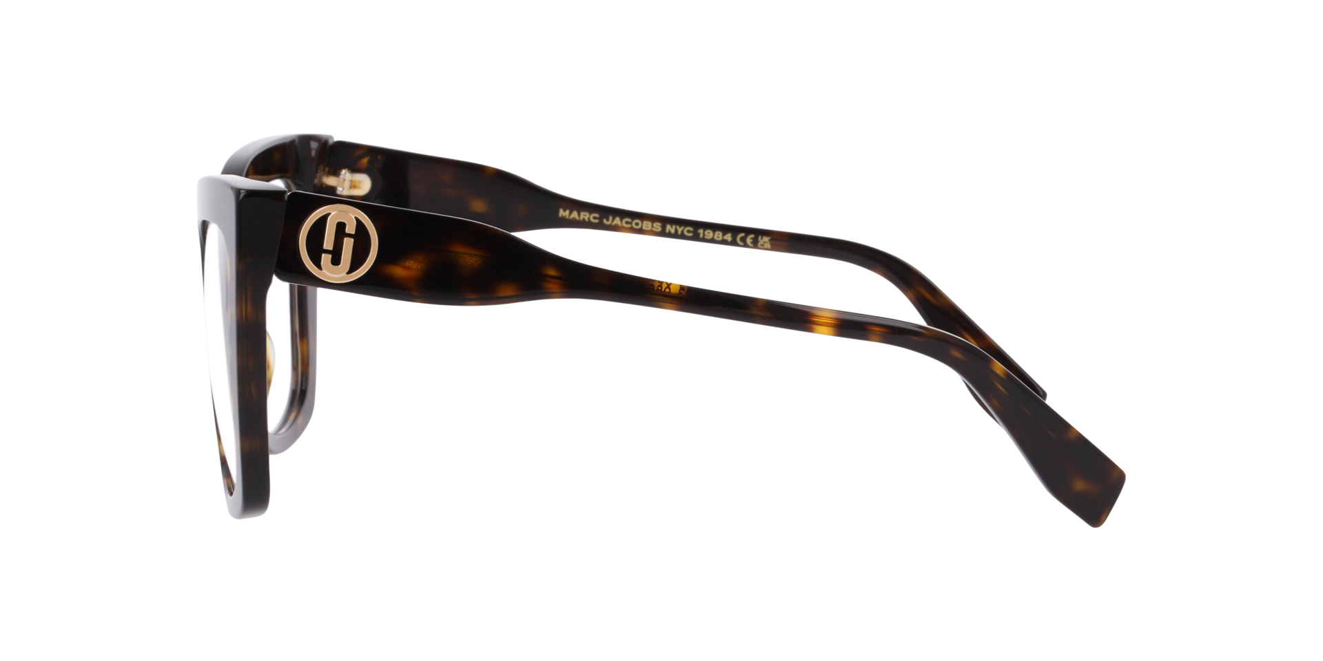 Marc 813 Tortoise AcetateEyeglass Frames for Glasses Direct, Side View
