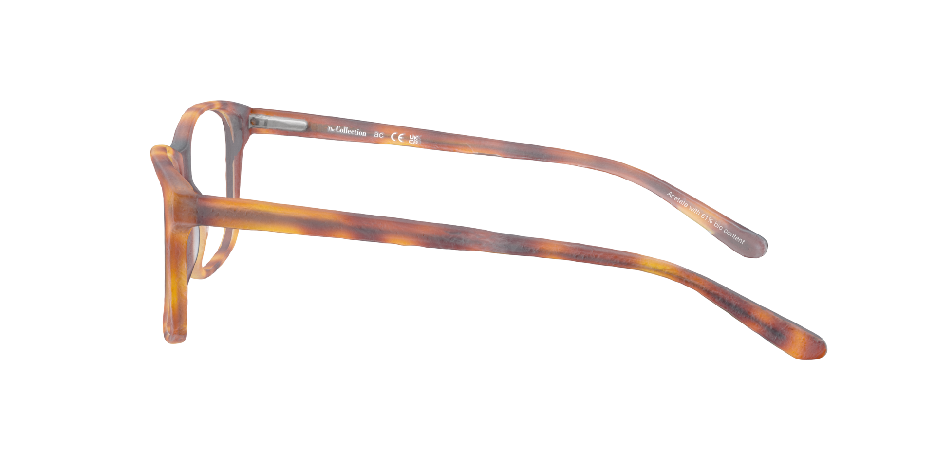 Misha Havana Brown AcetateEyeglass Frames for Glasses Direct, Side View