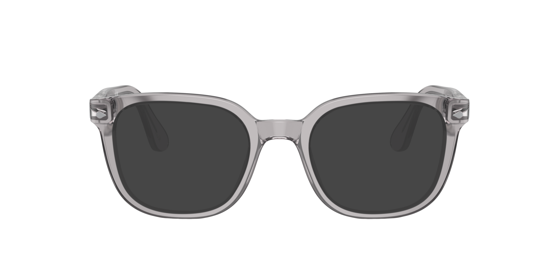 PO3263V Transparent Grey AcetateEyeglass Frames for Glasses Direct, with Tinted Lenses