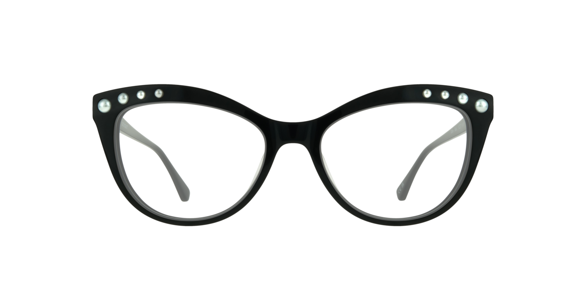 Black cat-eye Acetate eyeglasses Online - Full Rim - Khloe