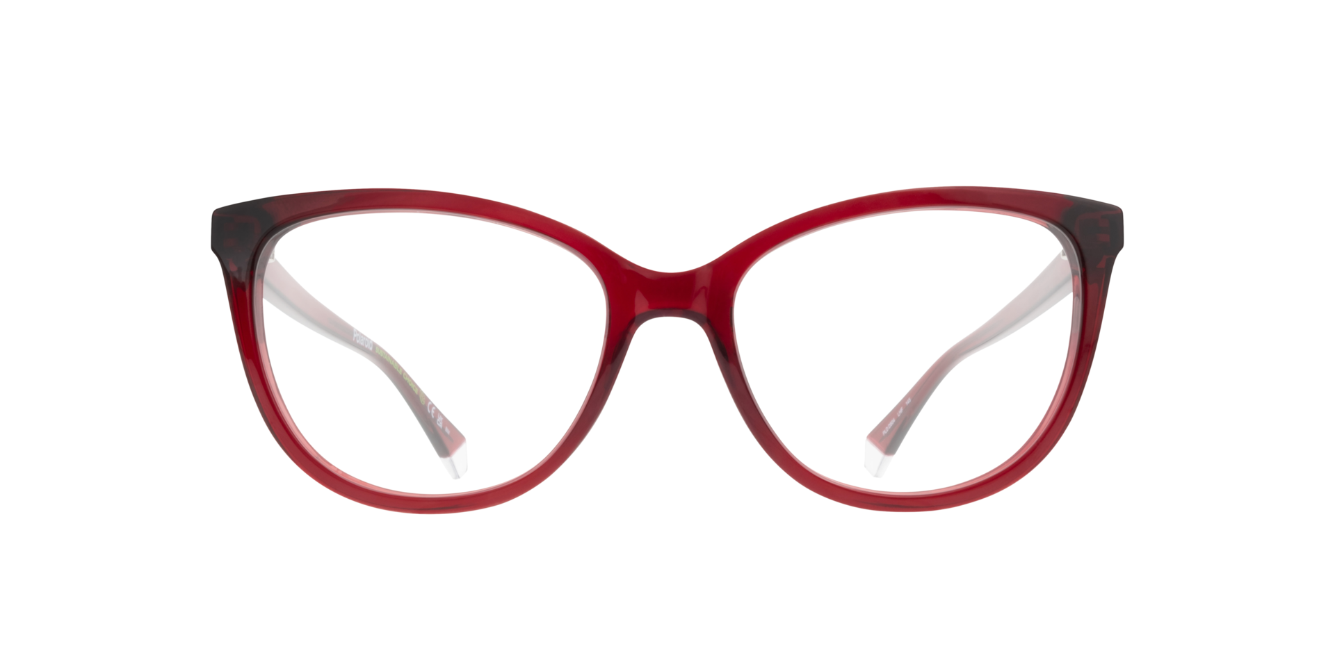 PLD D504 Burgundy PlasticEyeglass Frames for Glasses Direct, Front View