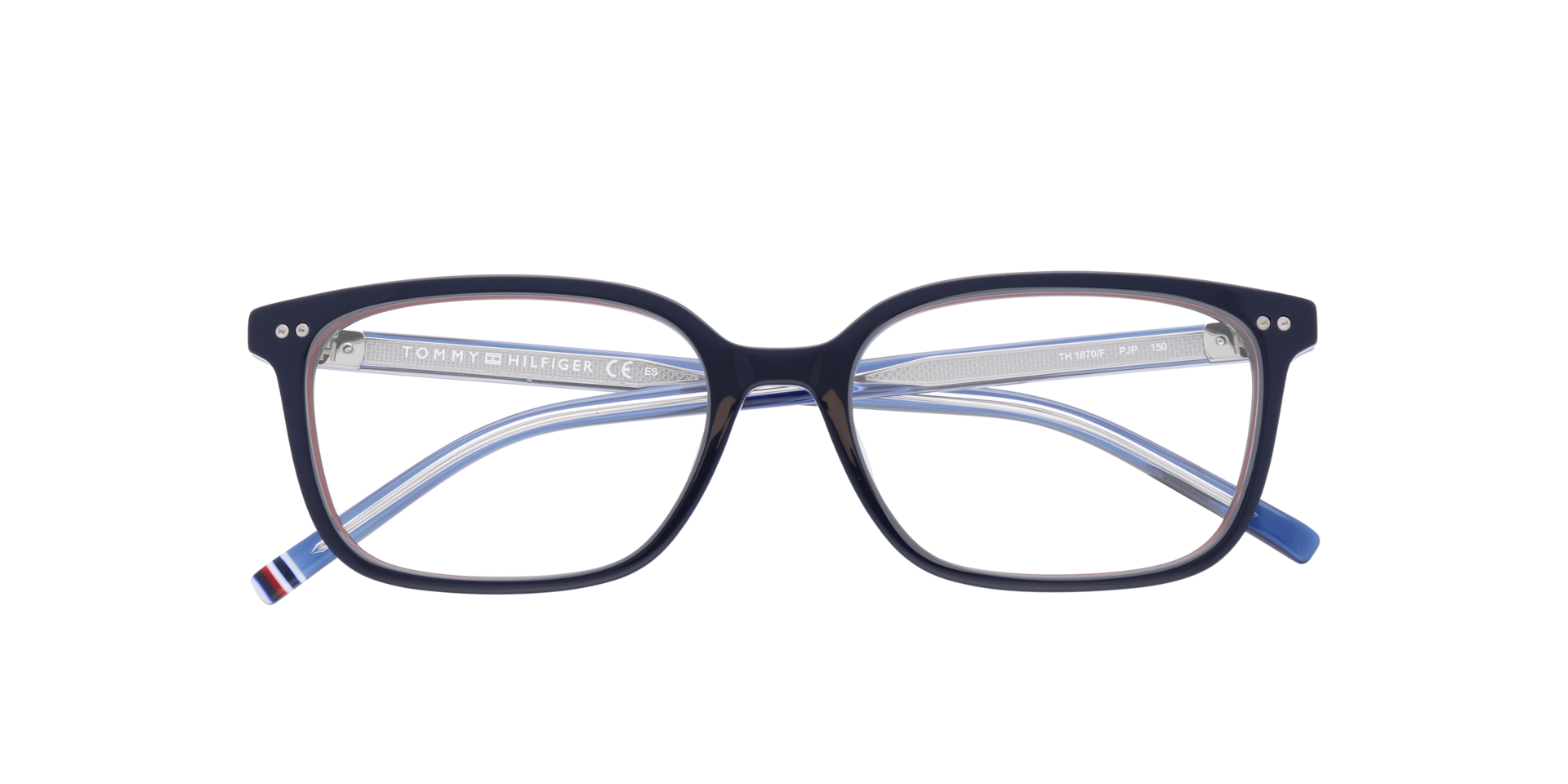 TH 1870/F Blue AcetateEyeglass Frames for Glasses Direct, Closed View