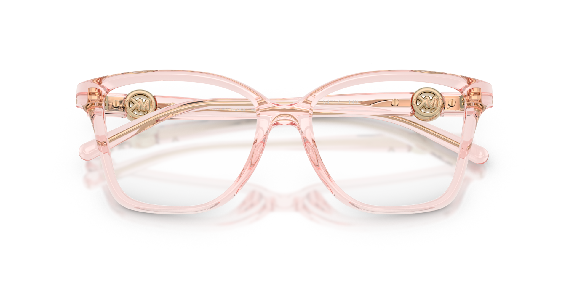 MK4180U Light Pink Transparent PlasticEyeglass Frames for Glasses Direct, Closed View