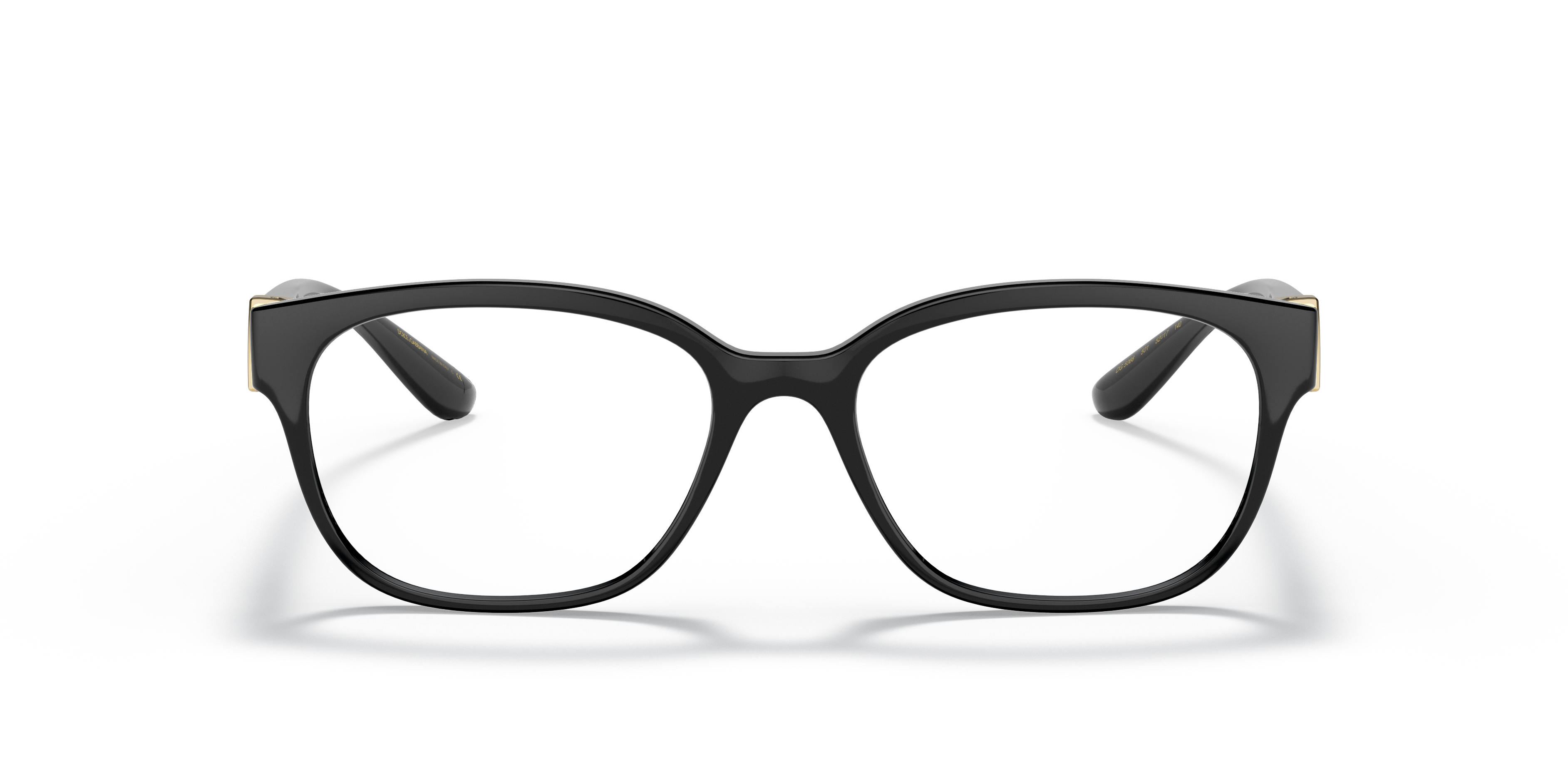 DG5066 Black PlasticEyeglass Frames for Glasses Direct, Front View