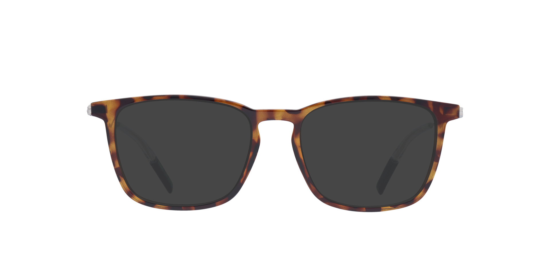 TJ 0061 Tortoise Silver PlasticEyeglass Frames for Glasses Direct, with Tinted Lenses