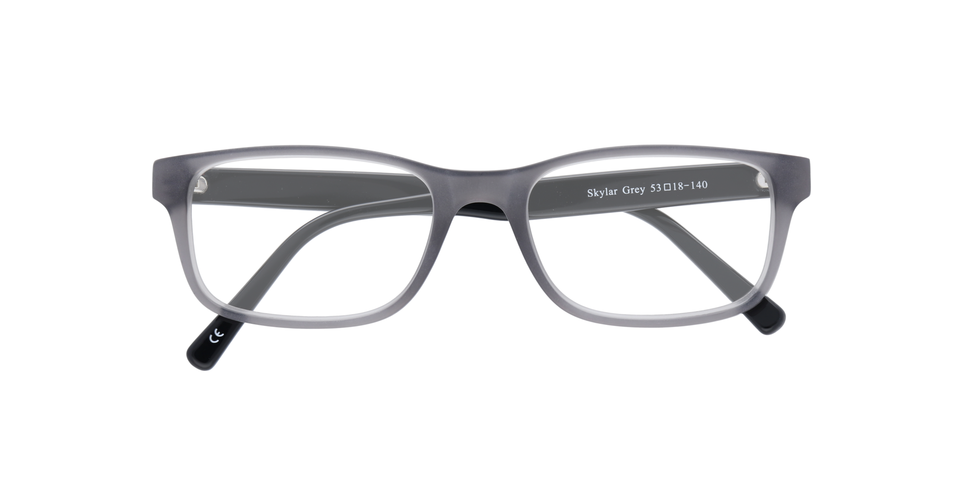 Skylar Grey AcetateEyeglass Frames for Glasses Direct, Closed View