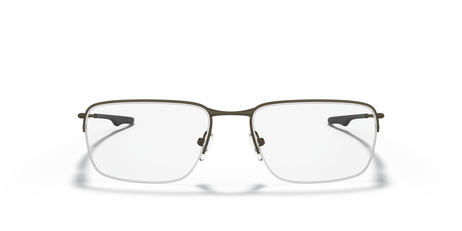 Wingback SQ Pewter TitaniumEyeglass Frames for Glasses Direct, Front View