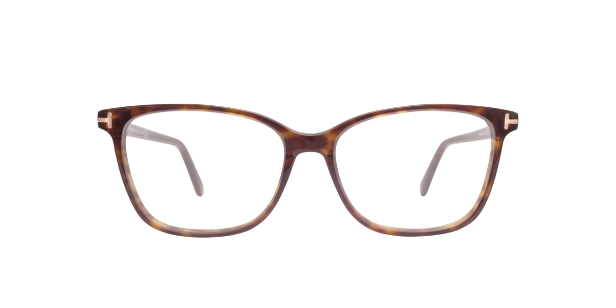 Tom Ford Women's Tortoise Square Acetate Eyeglasses Online - Full Rim - Ft5842-B