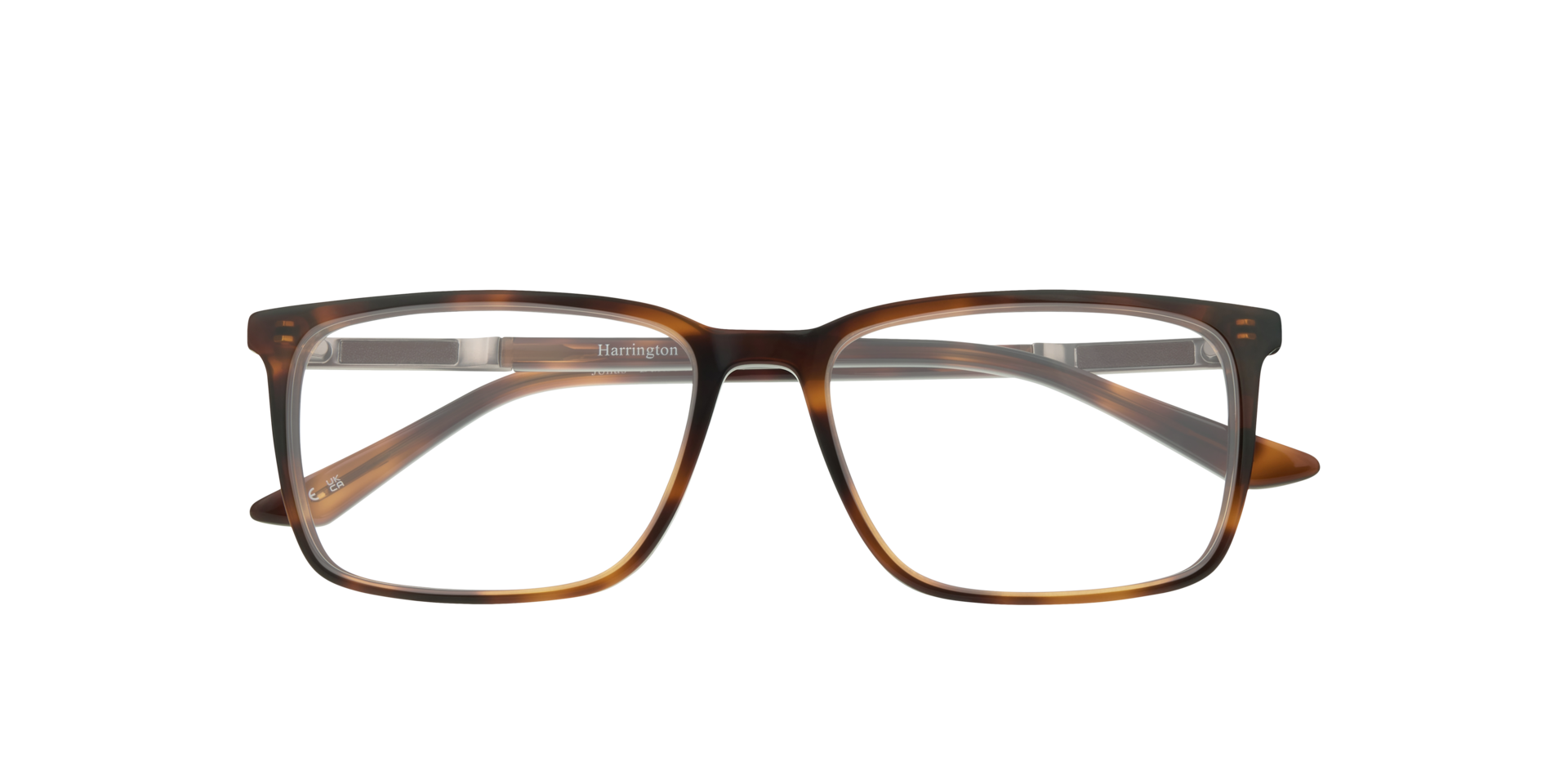 Jonas Dark Havana & Matte Gunmetal AcetateEyeglass Frames for Glasses Direct, Closed View