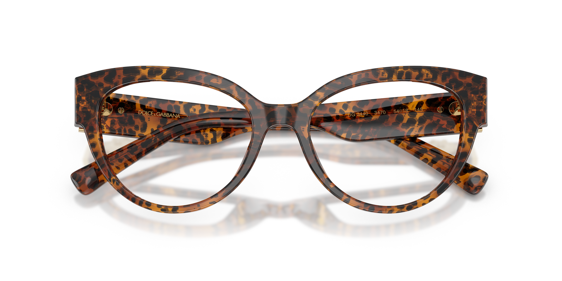 DG3440 Leo Transparent AcetateEyeglass Frames for Glasses Direct, Closed View