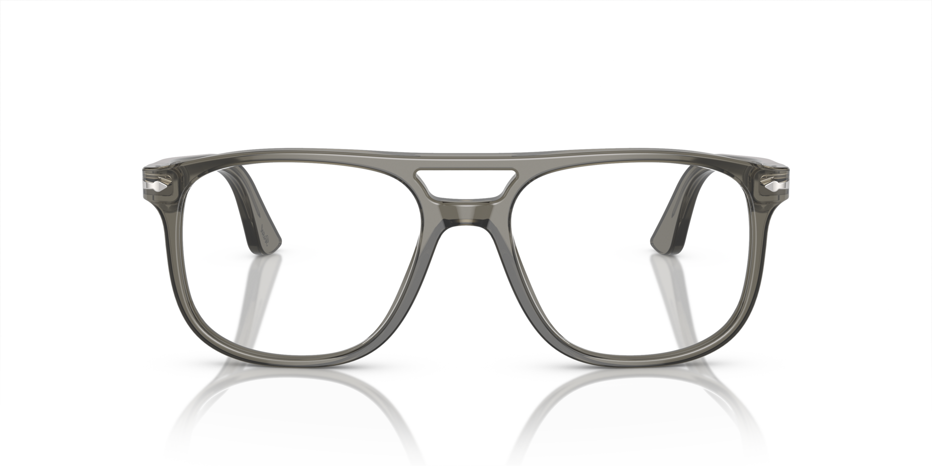 PO3329V Smoke AcetateSunglass Frames for Glasses Direct, Front View