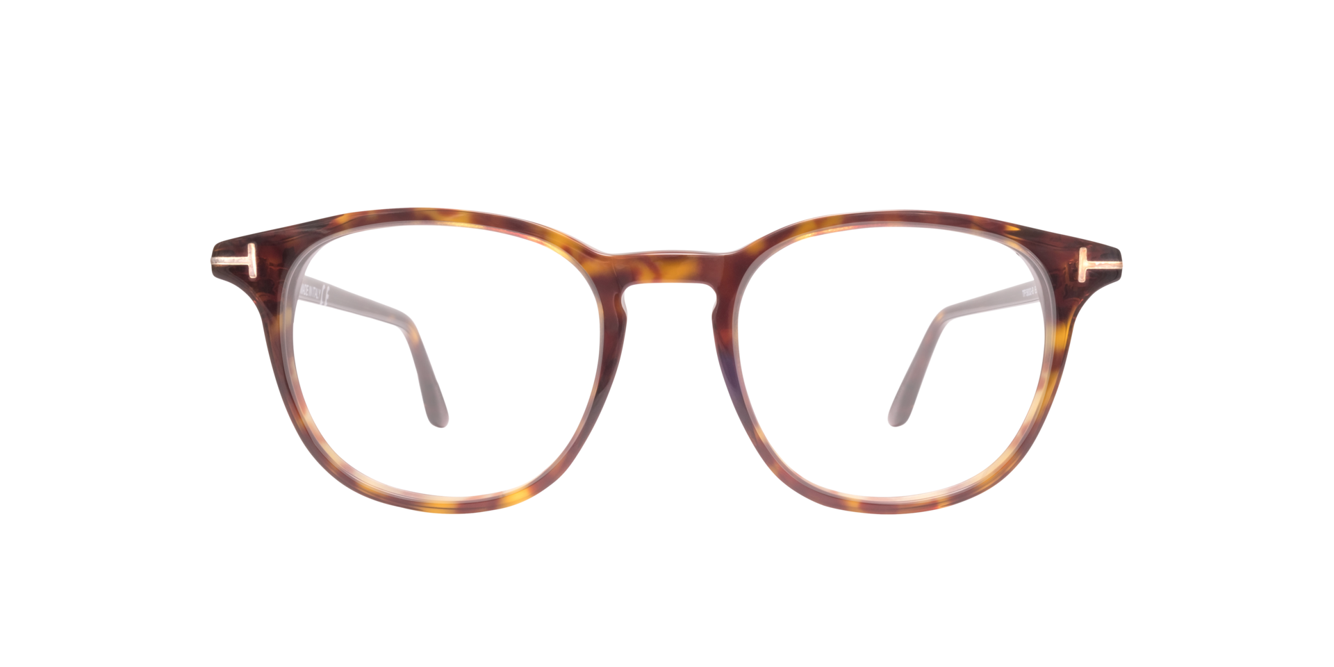 FT5832-B Tortoise Matte AcetateEyeglass Frames for Glasses Direct, Front View