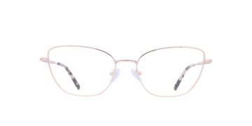 Shiny Rose Gold Heidi -  Metal Glasses