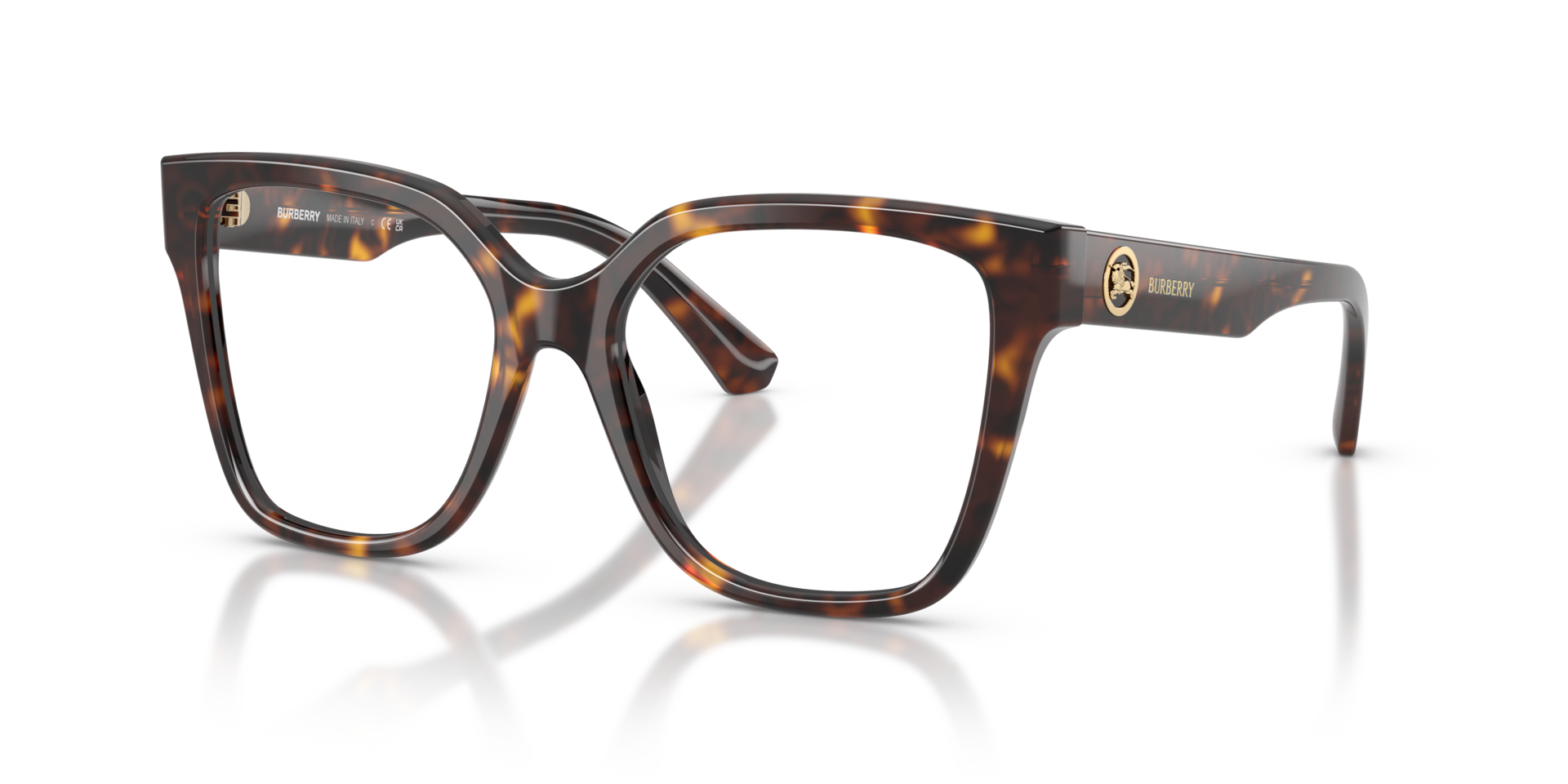 BE2443 Dark Havana AcetateEyeglass Frames for Glasses Direct, Angle View
