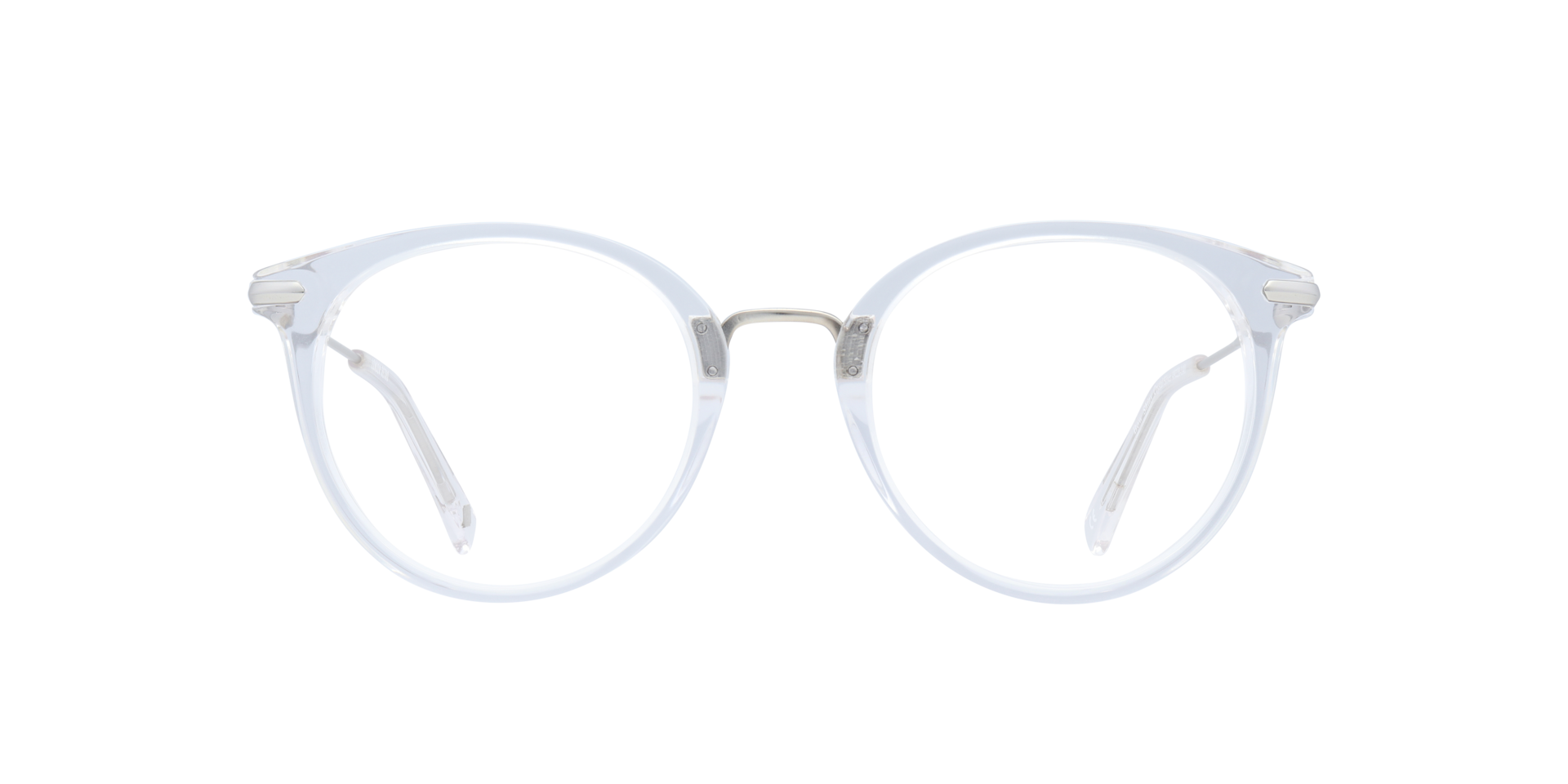 Shiny Crystal/Silver Bow -  Acetate