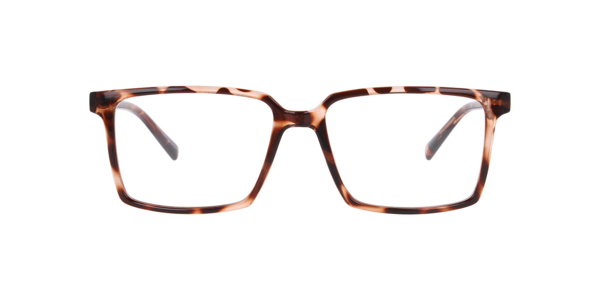 Nori Havana Brown PlasticEyeglass Frames for Glasses Direct, Front View