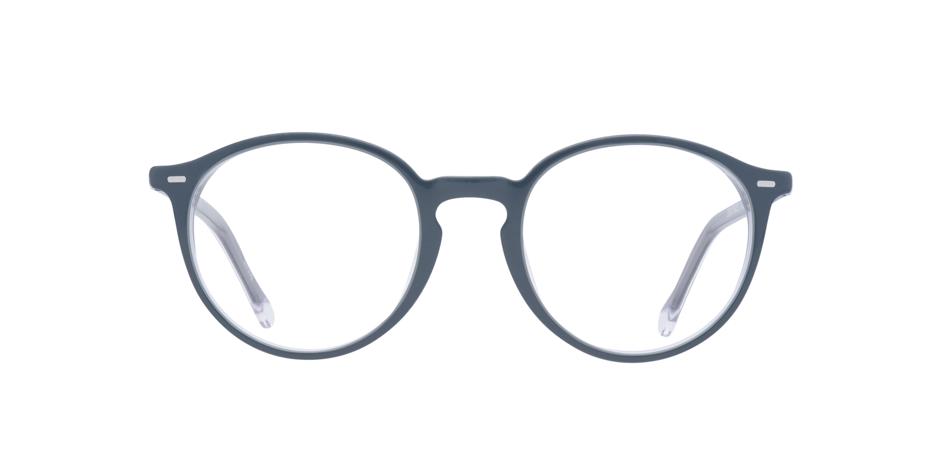 ZEROTHREE Grey AcetateEyeglass Frames for Glasses Direct, Front View