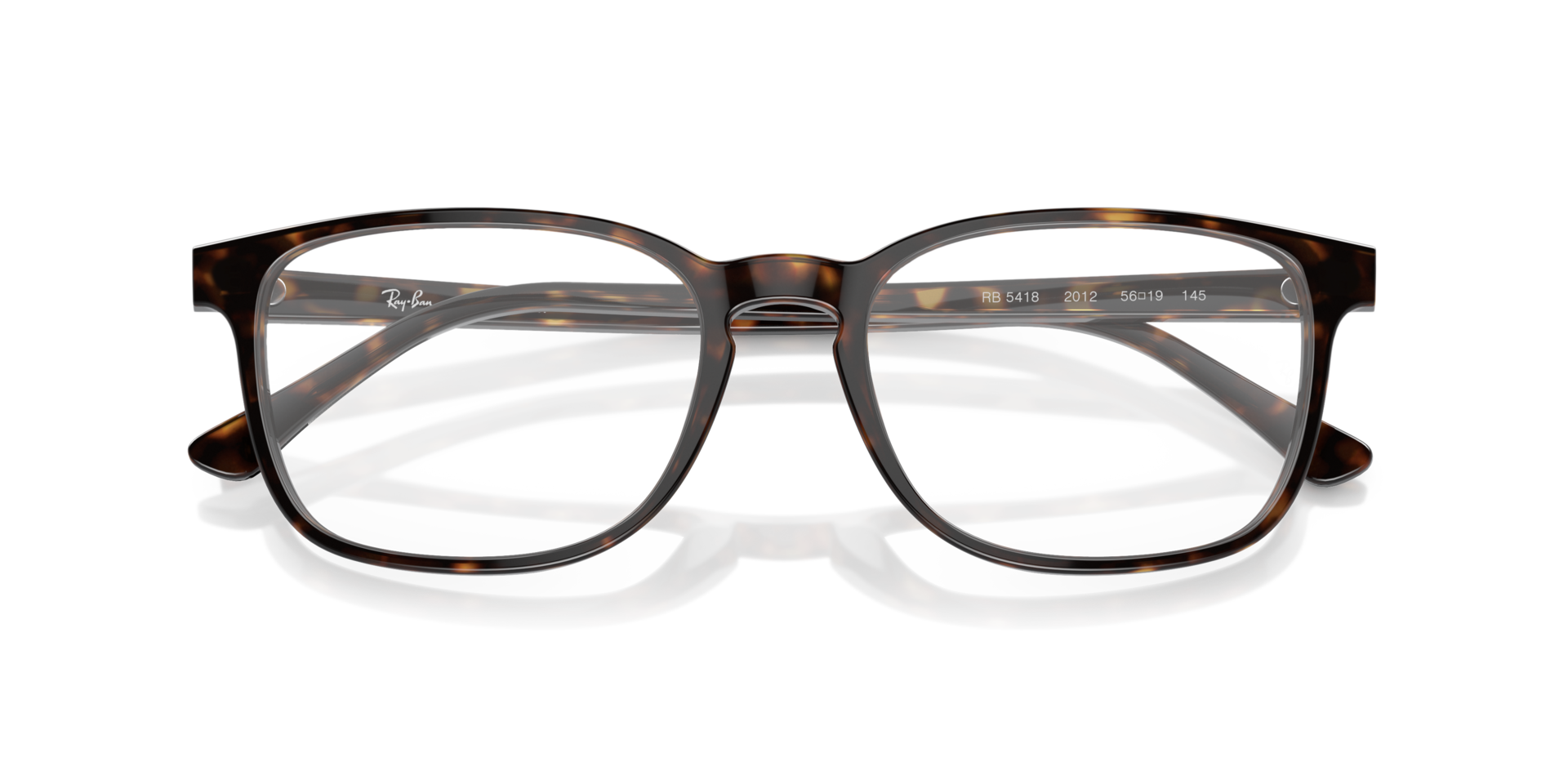 RB5418 Havana AcetateEyeglass Frames for Glasses Direct, Closed View