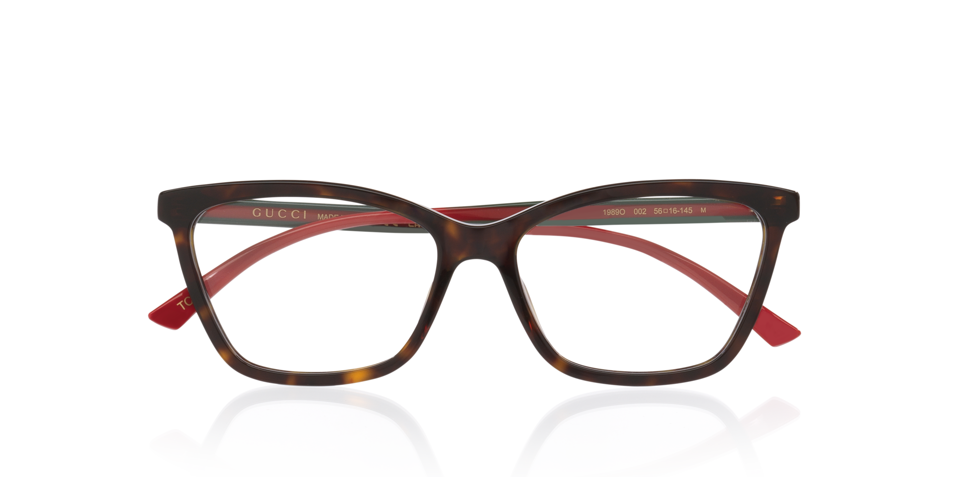 GG1989O Tortoise AcetateEyeglass Frames for Glasses Direct, Closed View