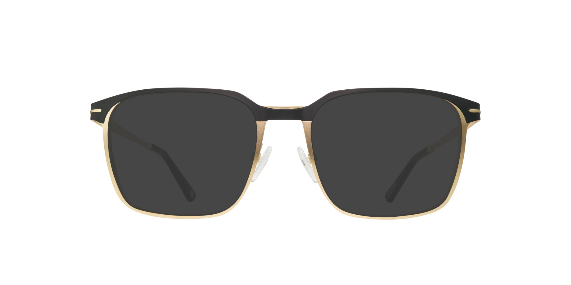 Lambeth Black & Gold MetalEyeglass Frames for Glasses Direct, with Tinted Lenses