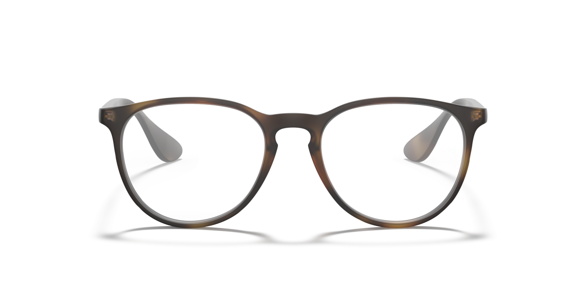 Erika Optics Havana PlasticEyeglass Frames for Glasses Direct, Front View