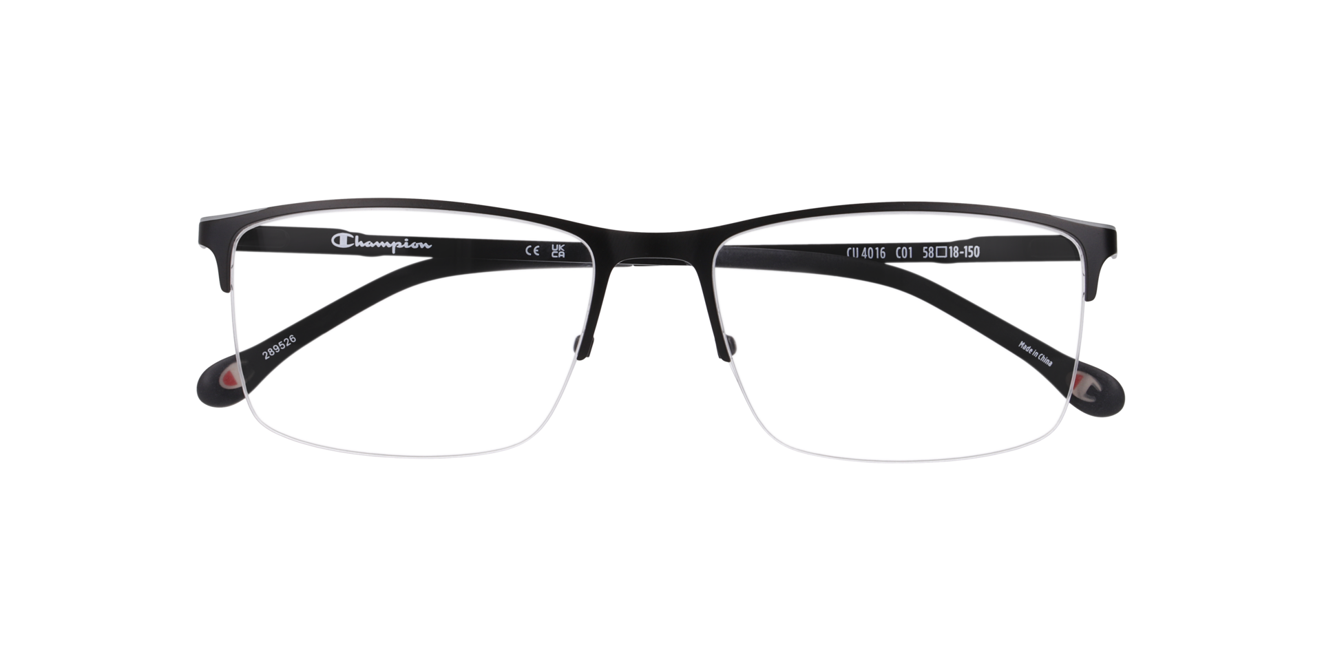 Cu4016 Black MetalEyeglass Frames for Glasses Direct, Closed View